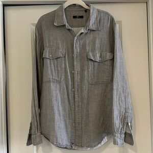 7 for All Mankind Men’s Button Down Size L